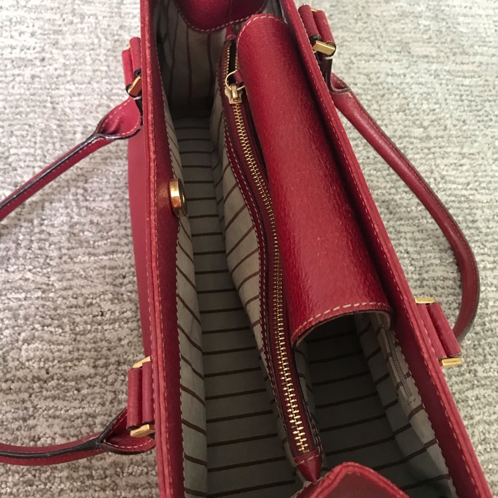 Kate Spade Red handbag purse good used con… - Picture 3 of 4
